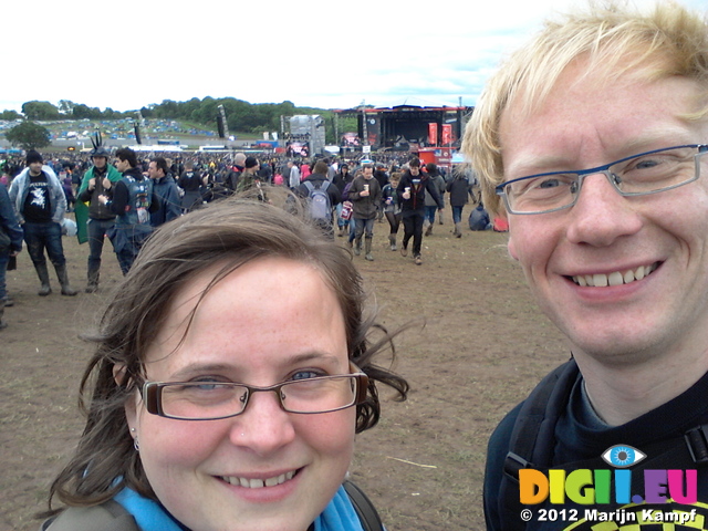 20120609_125724 Jenni and Marijn at Download festival 2012